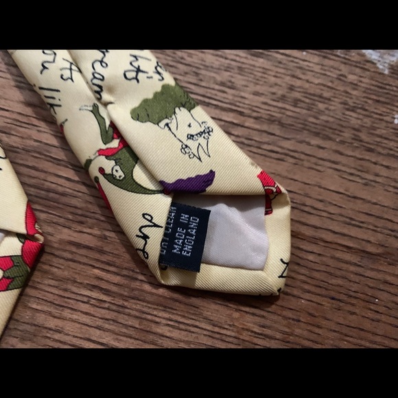 Vintage Arkle Scotland Shakespeare Plays Silk Tie - Picture 10 of 12